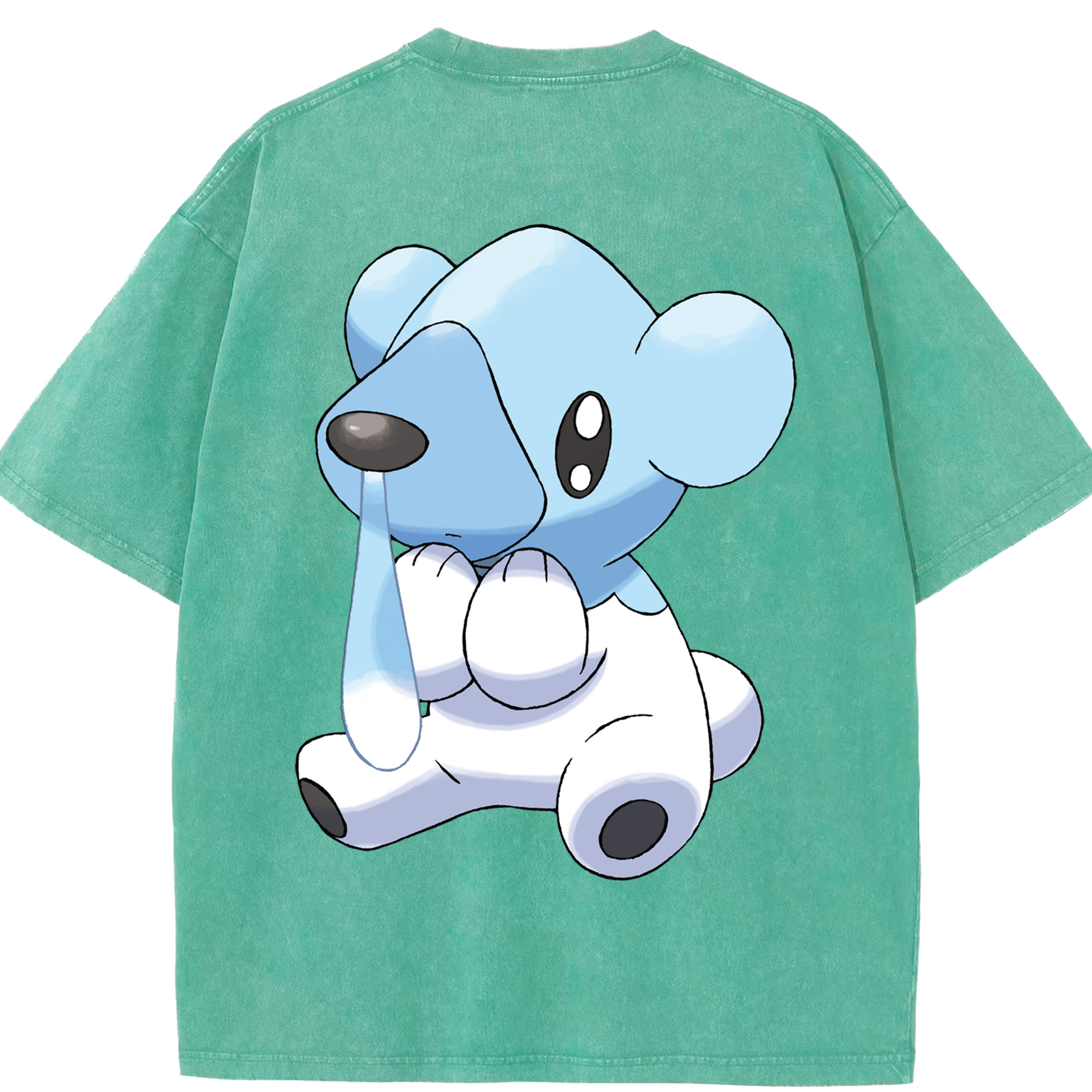 （画像用） ポケットモンスター Pokémon 綿100% ヴィンテージ風 半袖Tシャツ（背面プリント）